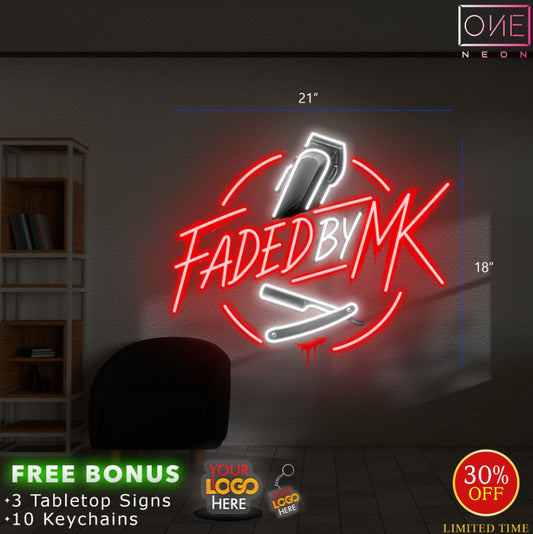 FADED BY MK | LED Neon Sign