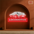 Turbo Locomotive Artwork Led Neon Sign