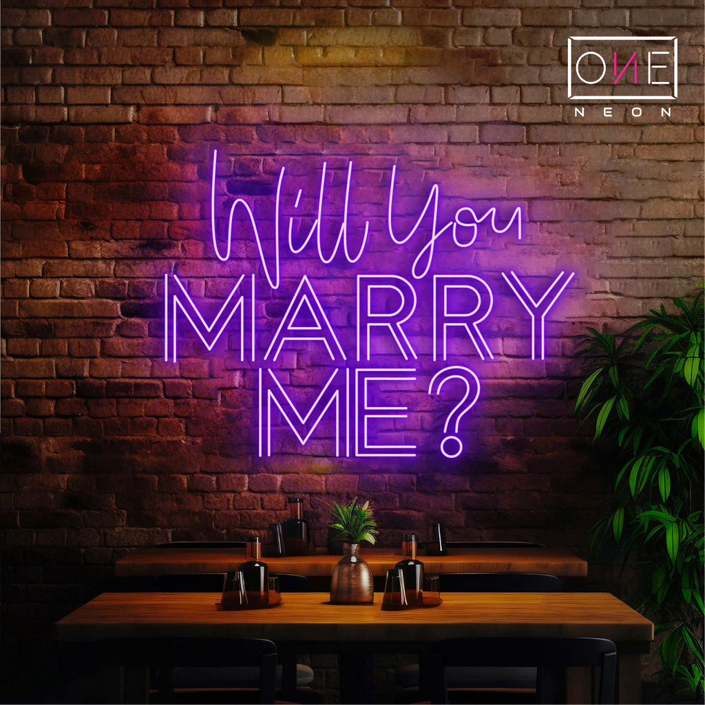 Will You Marry Me? Led Neon Sign