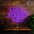 Will You Marry Me? Led Neon Sign