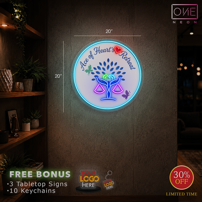 Enseigne lumineuse LED néon Queen Billiard Artwork