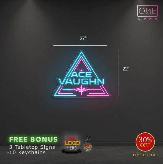 Ace Vaughn | LED Neon Sign