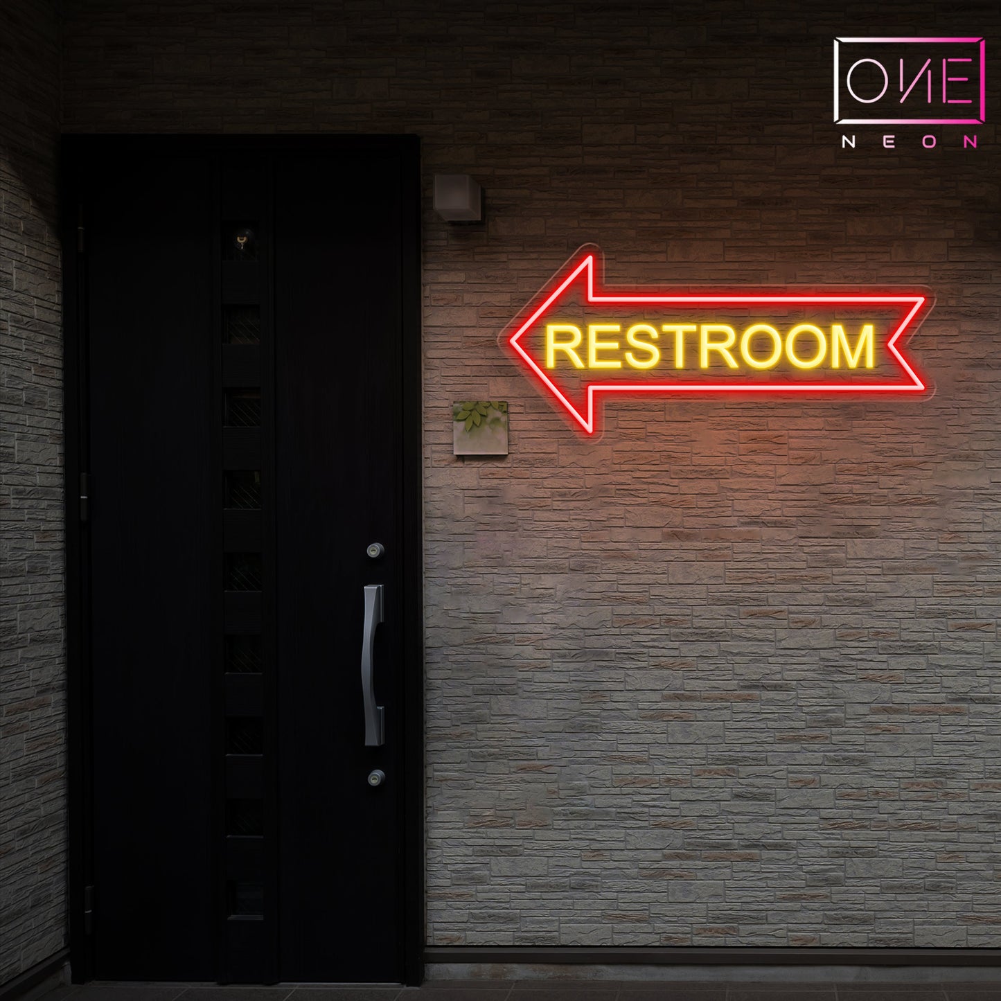 Panneau Néon LED Toilettes