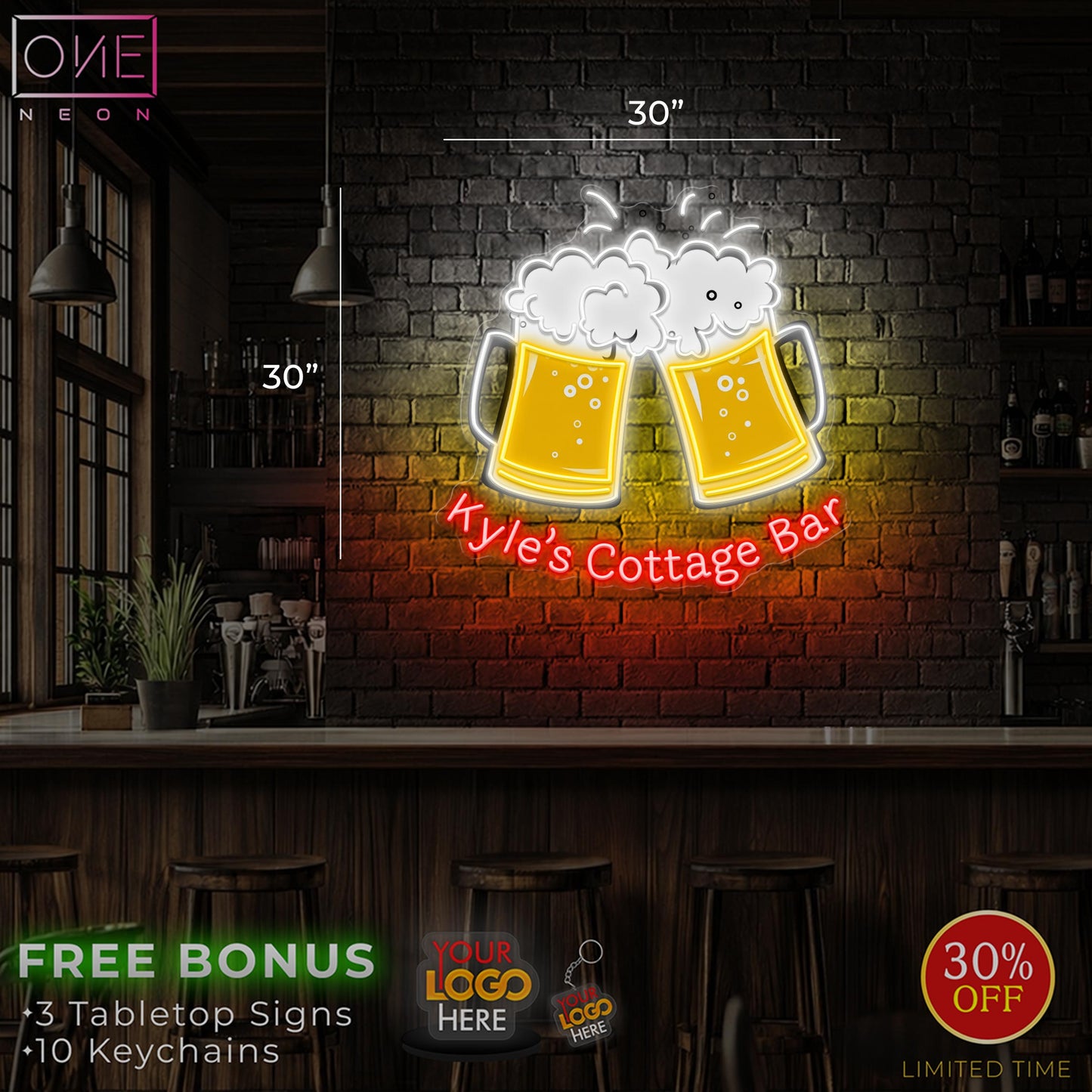 Enseigne lumineuse LED néon Queen Billiard Artwork