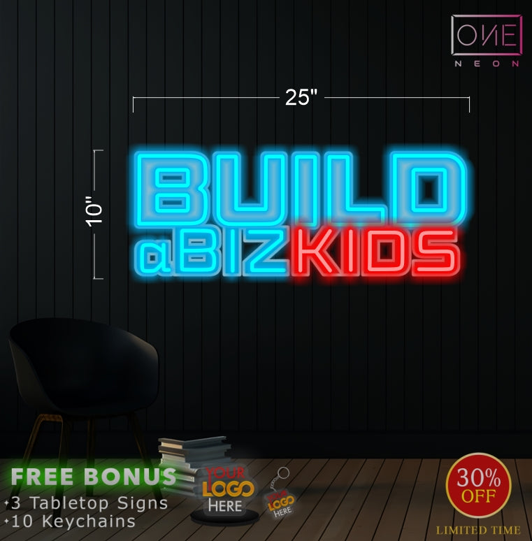 BUILD aBIZ KIDS | LED Neon Sign
