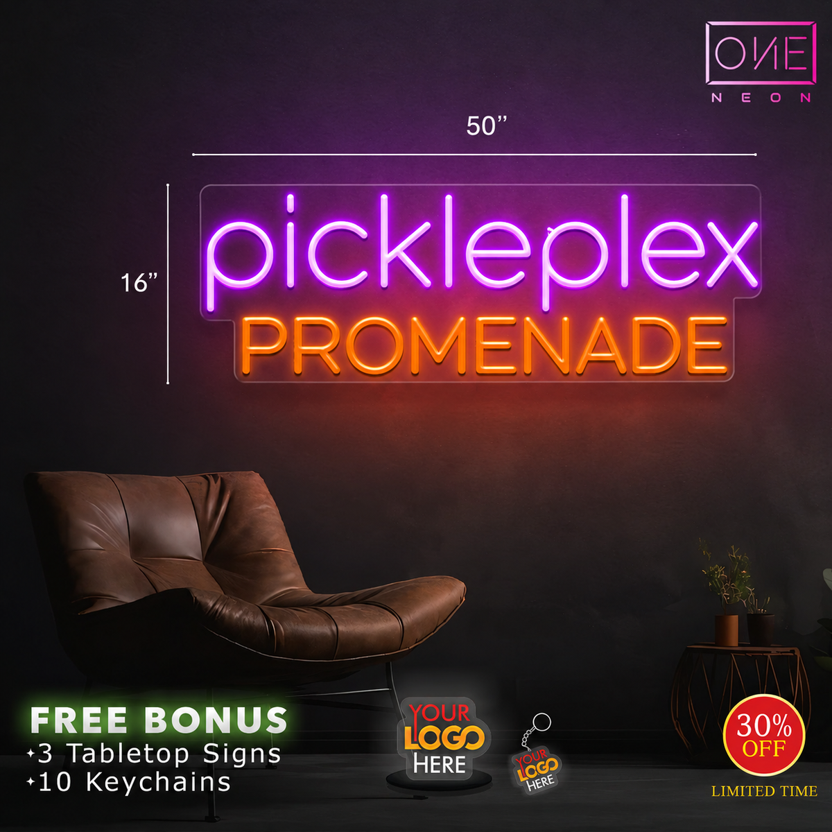 pickleplex PROMENADE | LED Neon Sign