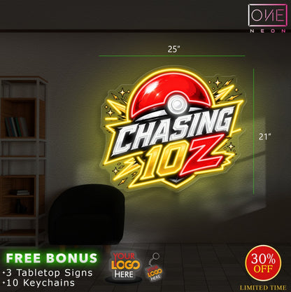 CHASING 10Z | LED Neon Sign