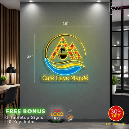 Café Caye Mangé | LED Neon Sign