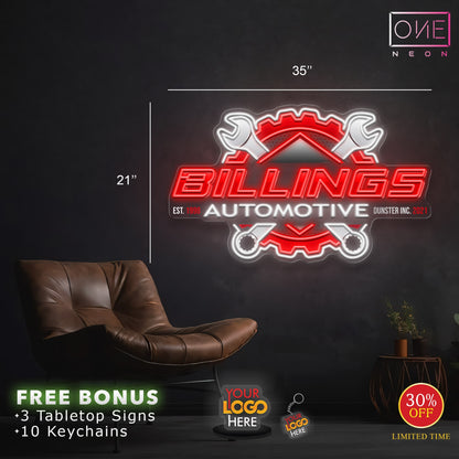 BILLINGS AUTOMOTIVE | LED Neon Signs