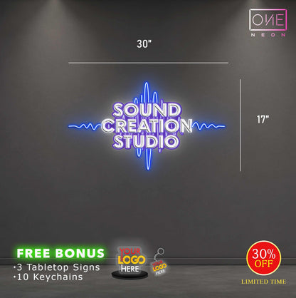 Sound Creation Studio | LED Neon Sign
