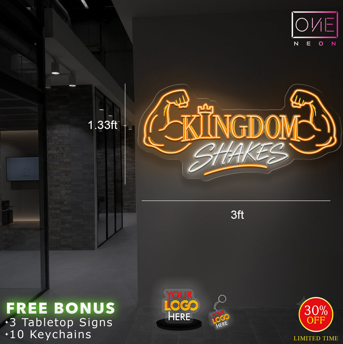 Kingdom Shakes| LED Neon Sign