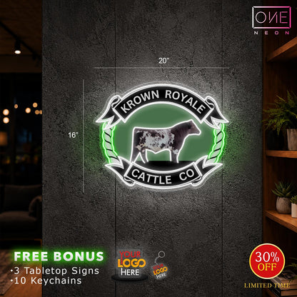 Krown Royale Cattle CO | LED Neon Sign