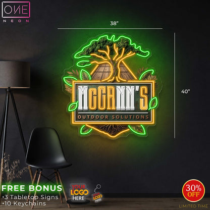 McCANN'S OUTDOOR SOLUTIONS | LED Neon Sign