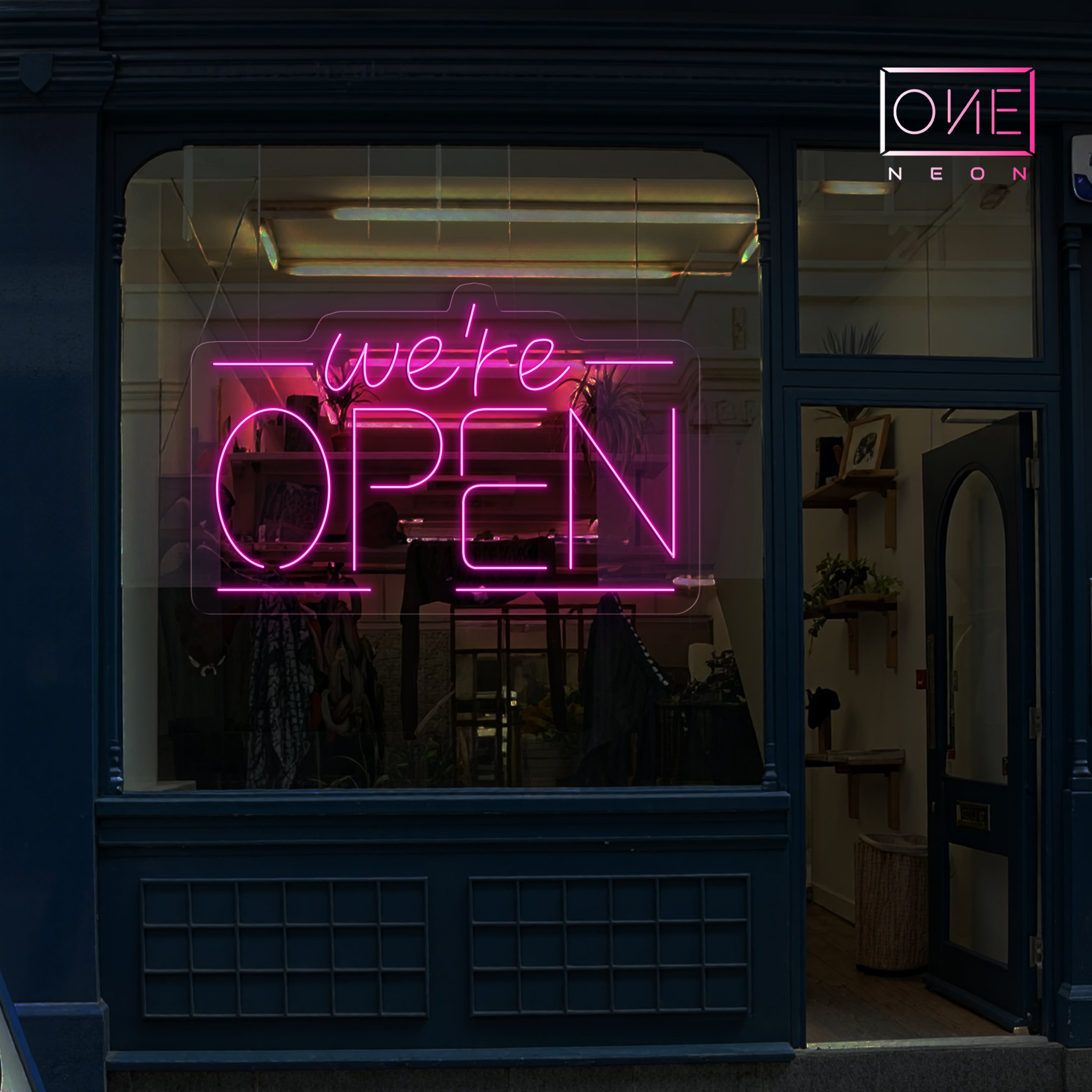 We're Open Led Neon Sign