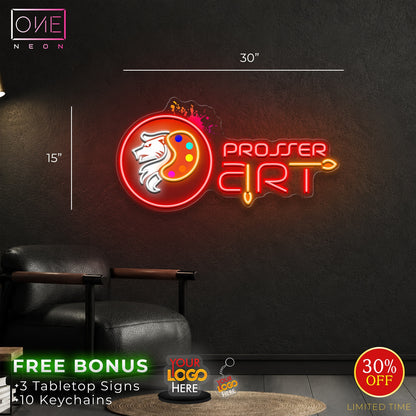 PROSSER ART | LED Neon Sign