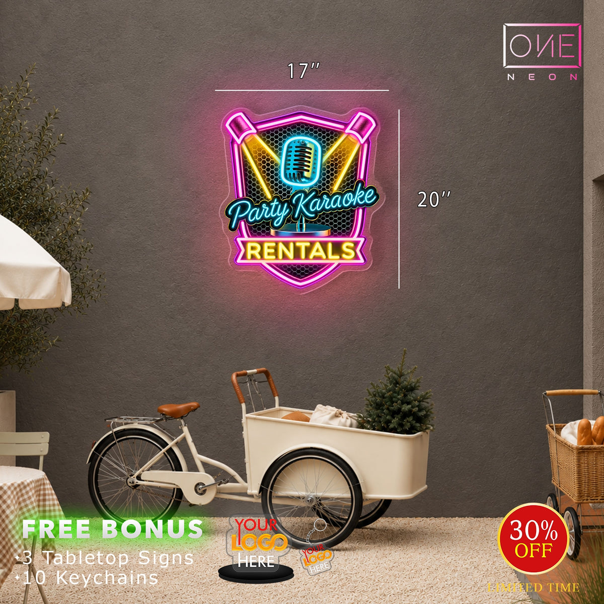 Party Karaoke RENTALS | LED Neon Sign (waterproof)