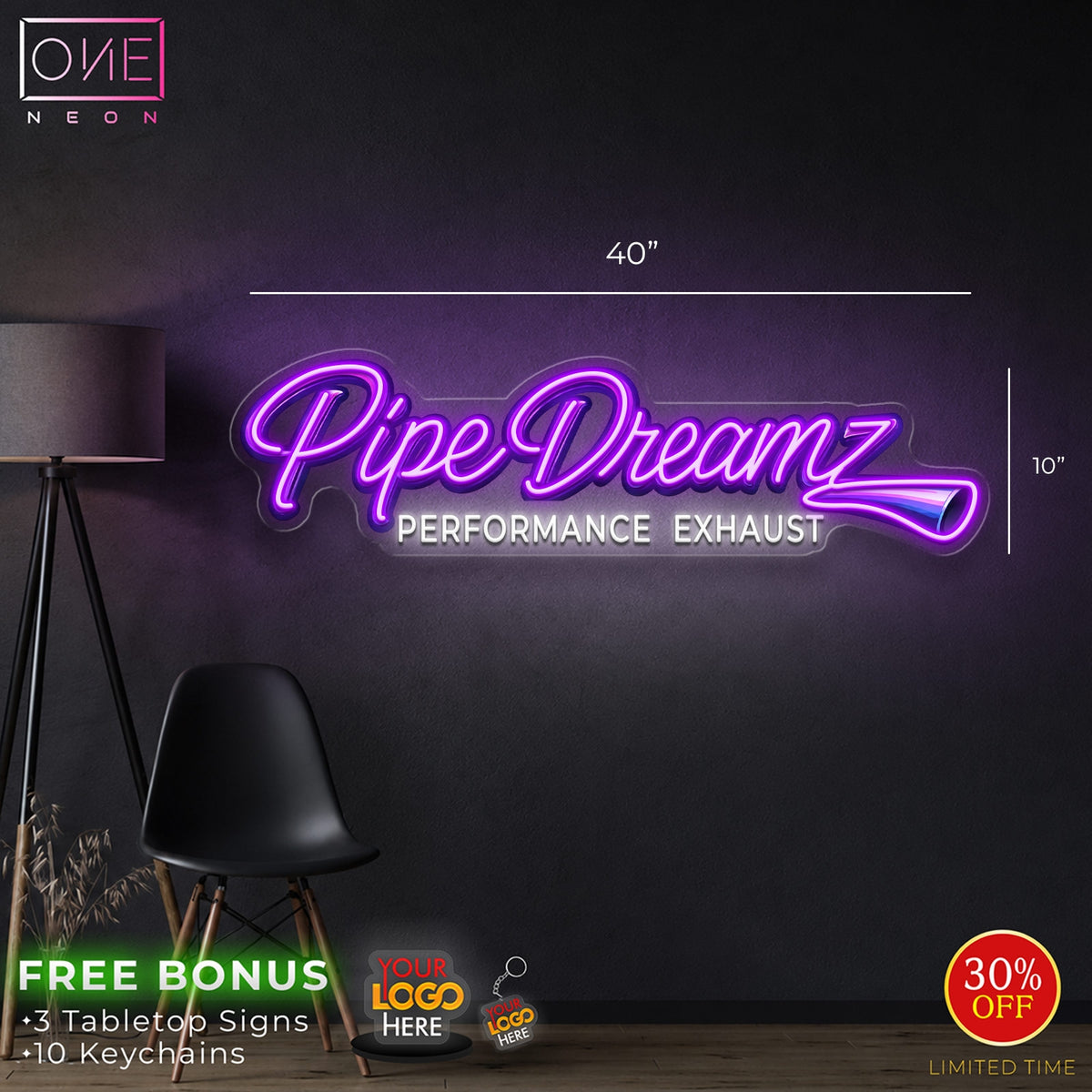 Pipe Dreamz | LED Neon Sign