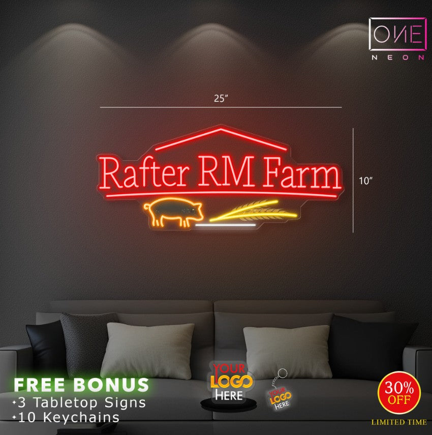 Rafter RM Farm | LED Neon Sign