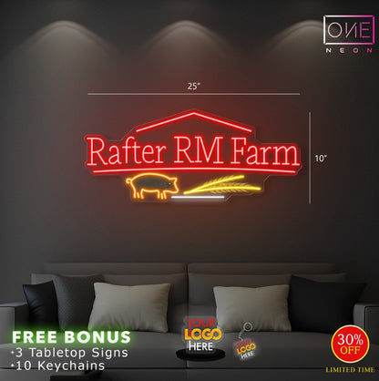 Rafter RM Farm | LED Neon Sign