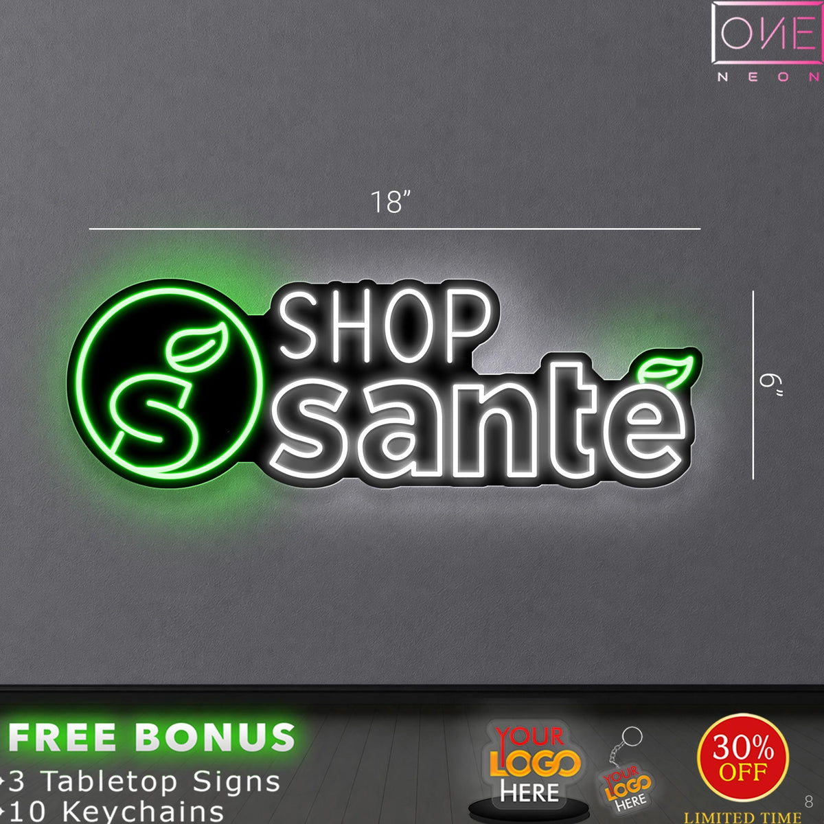 SHOP SANTE | LED Neon Sign