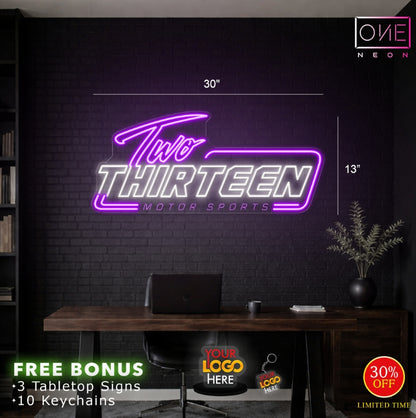 Two Thirteen | LED Neon Sign