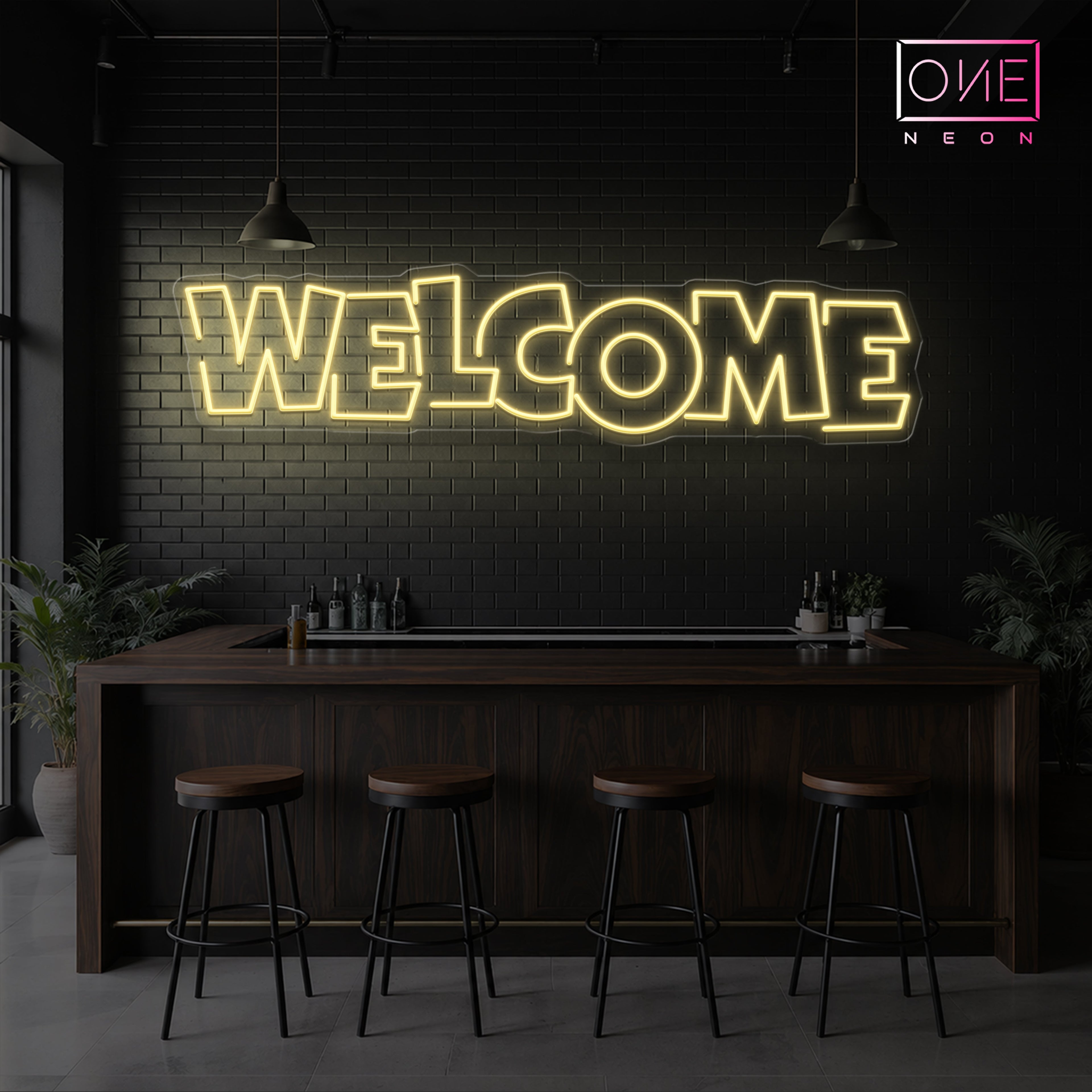 Welcome LED Neon Sign