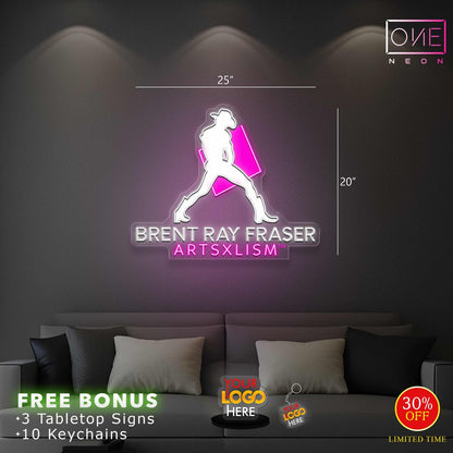 Enseigne lumineuse LED néon Queen Billiard Artwork