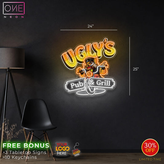 UGLY's PUB & GRILL | LED Neon Sign (Indoor)