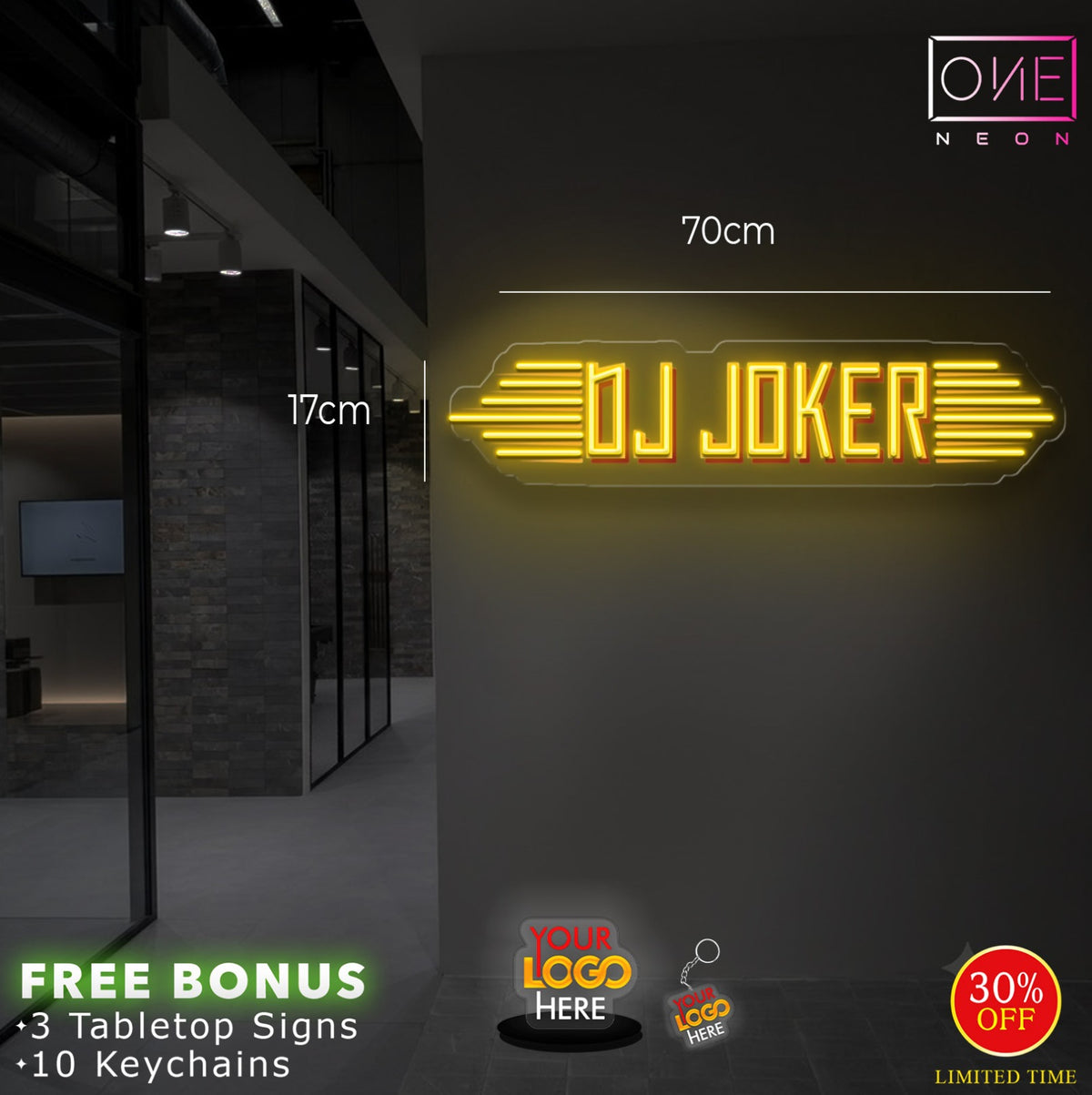 DJ JOKER | LED Neon Sign