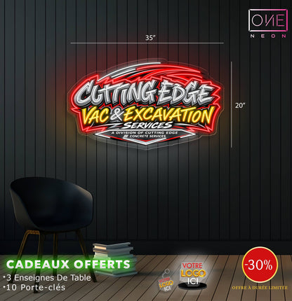Enseigne lumineuse LED néon Queen Billiard Artwork