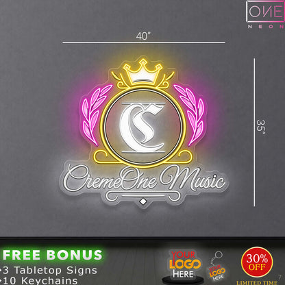 CremeOne Music | LED Neon Sign