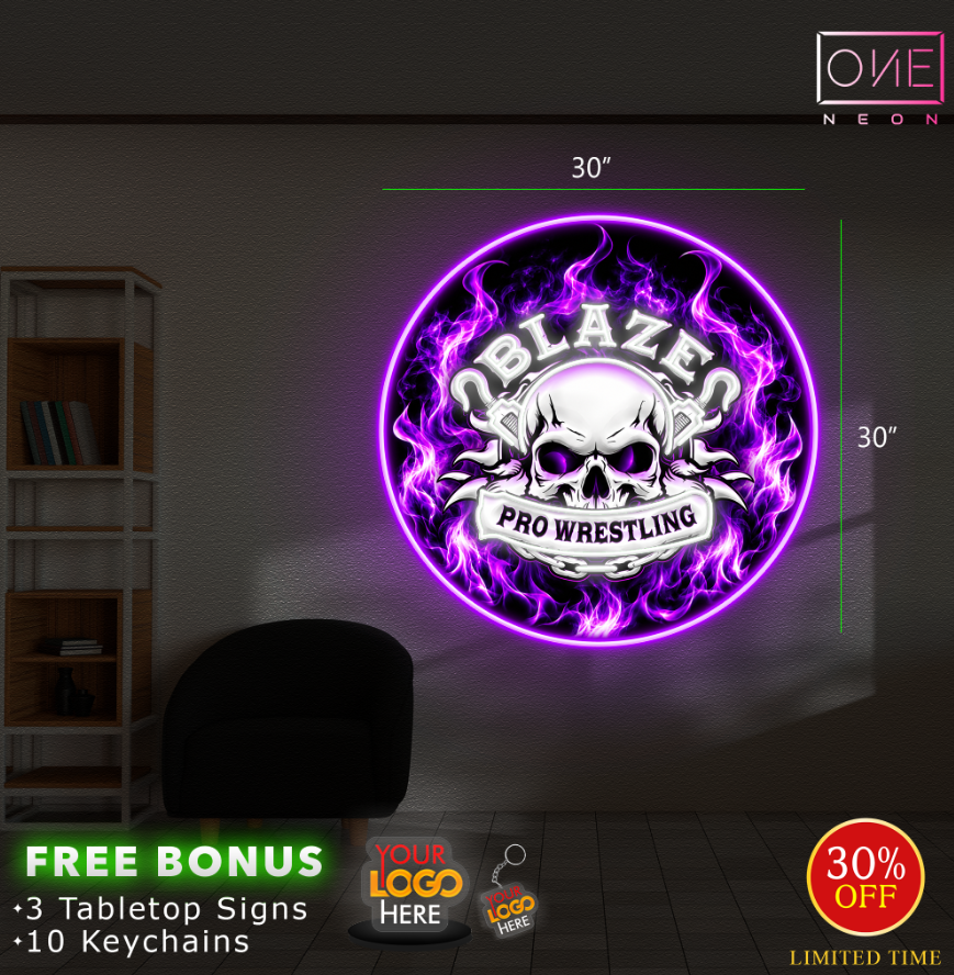 Enseigne lumineuse LED néon Queen Billiard Artwork
