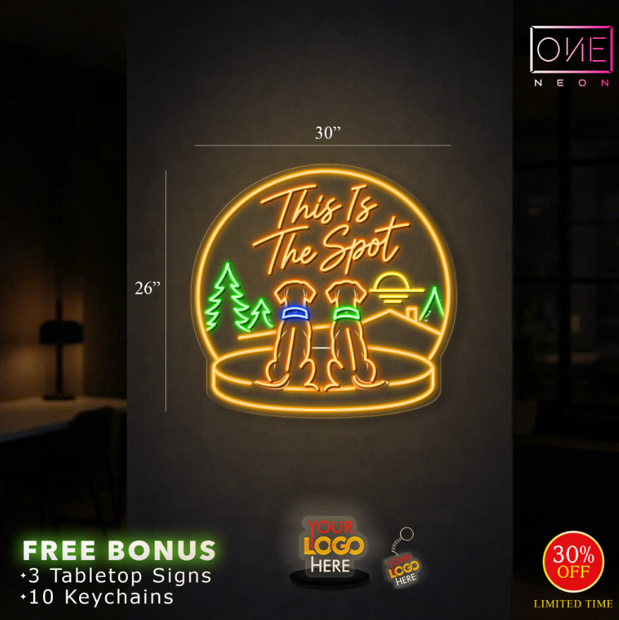 This Is The Spot | LED Neon Sign (waterproof)
