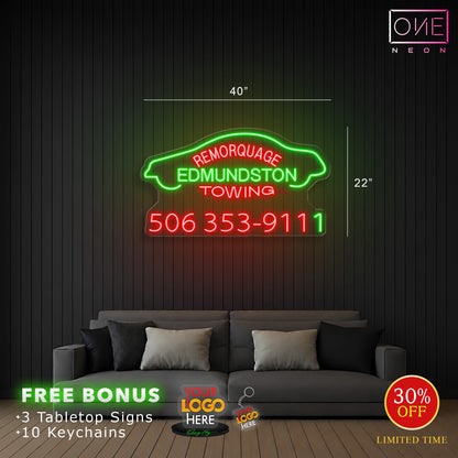 EDMUNDSTON TOWING | LED Neon Sign