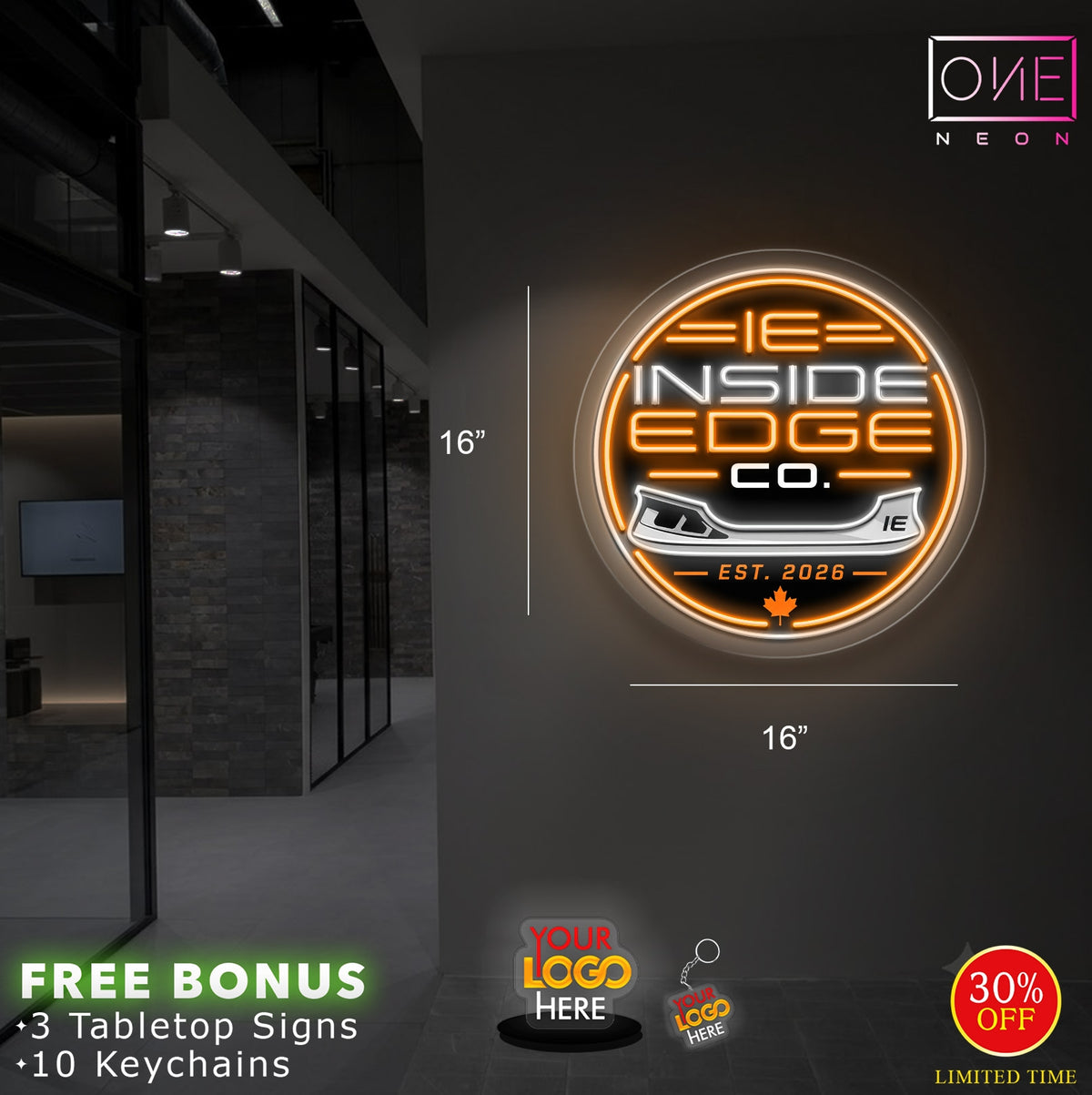 INSIDE EDGE | LED Neon Sign