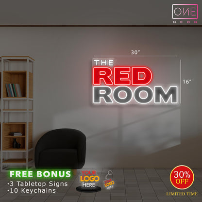 THE RED ROOM | LED Neon Sign