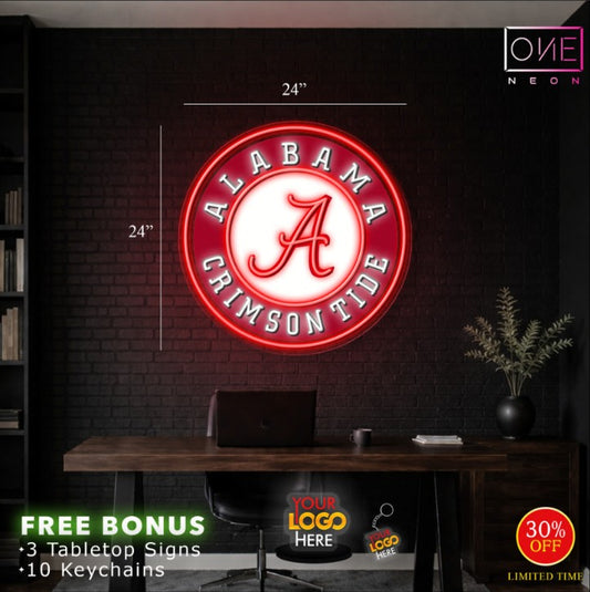 ALABAMA CRIMSONTIDE | LED Neon Sign