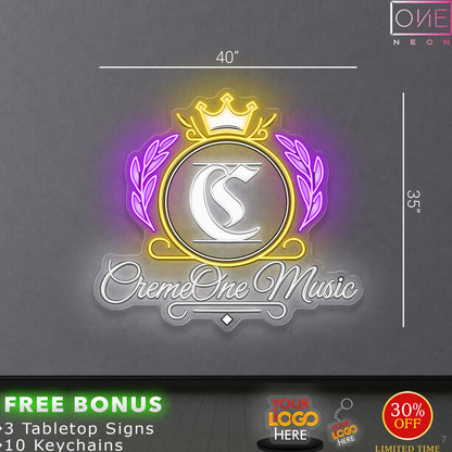 CremeOne Music | LED Neon Sign